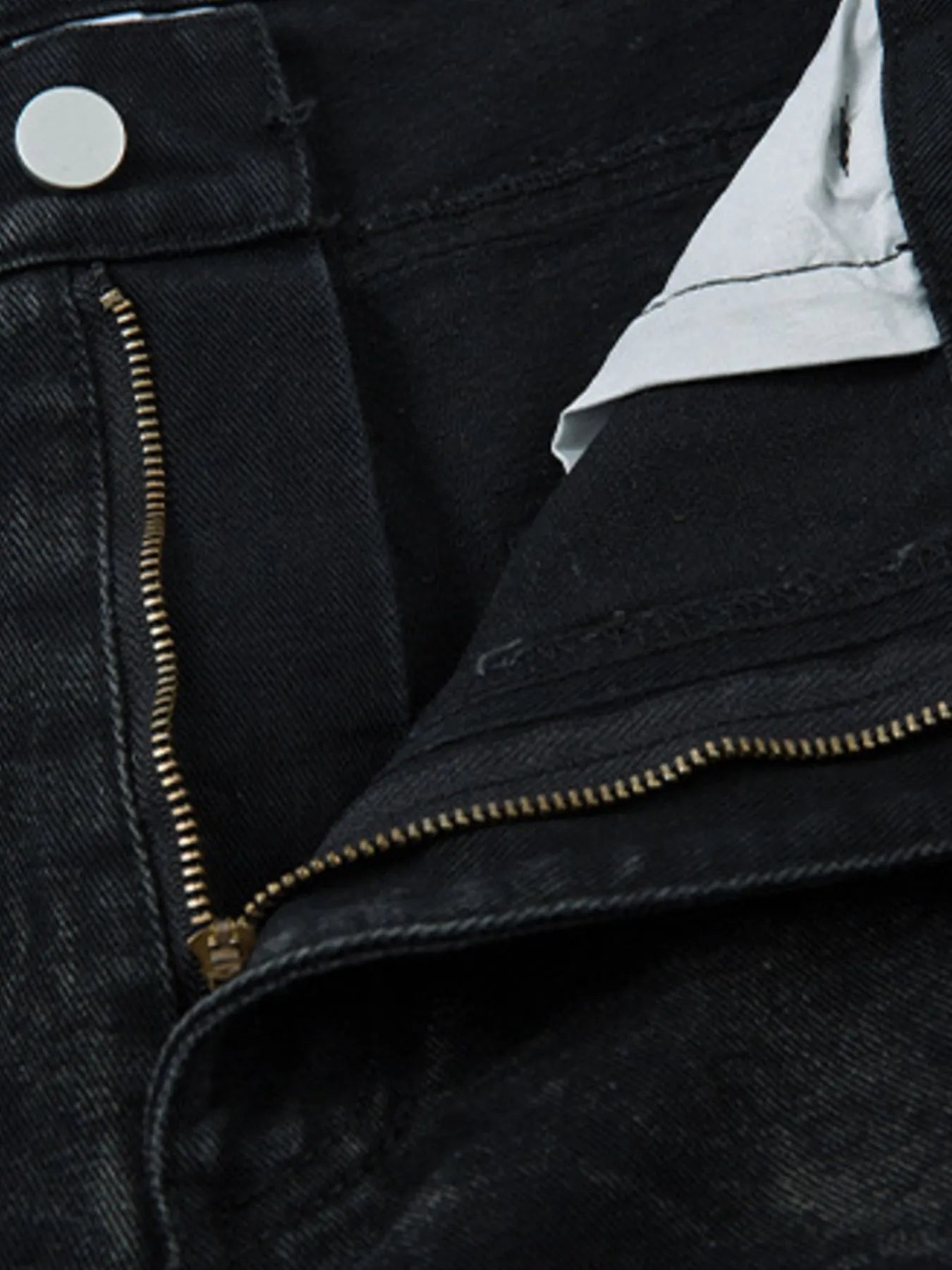 Men's Wide Leg Jeans with Ruched Detail - Velora Luxury Fashion