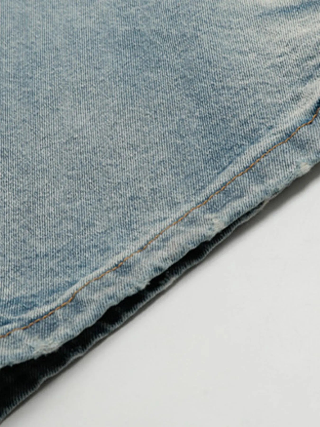 Men's Wide Leg Wash Denim Jeans - Velora Luxury Fashion