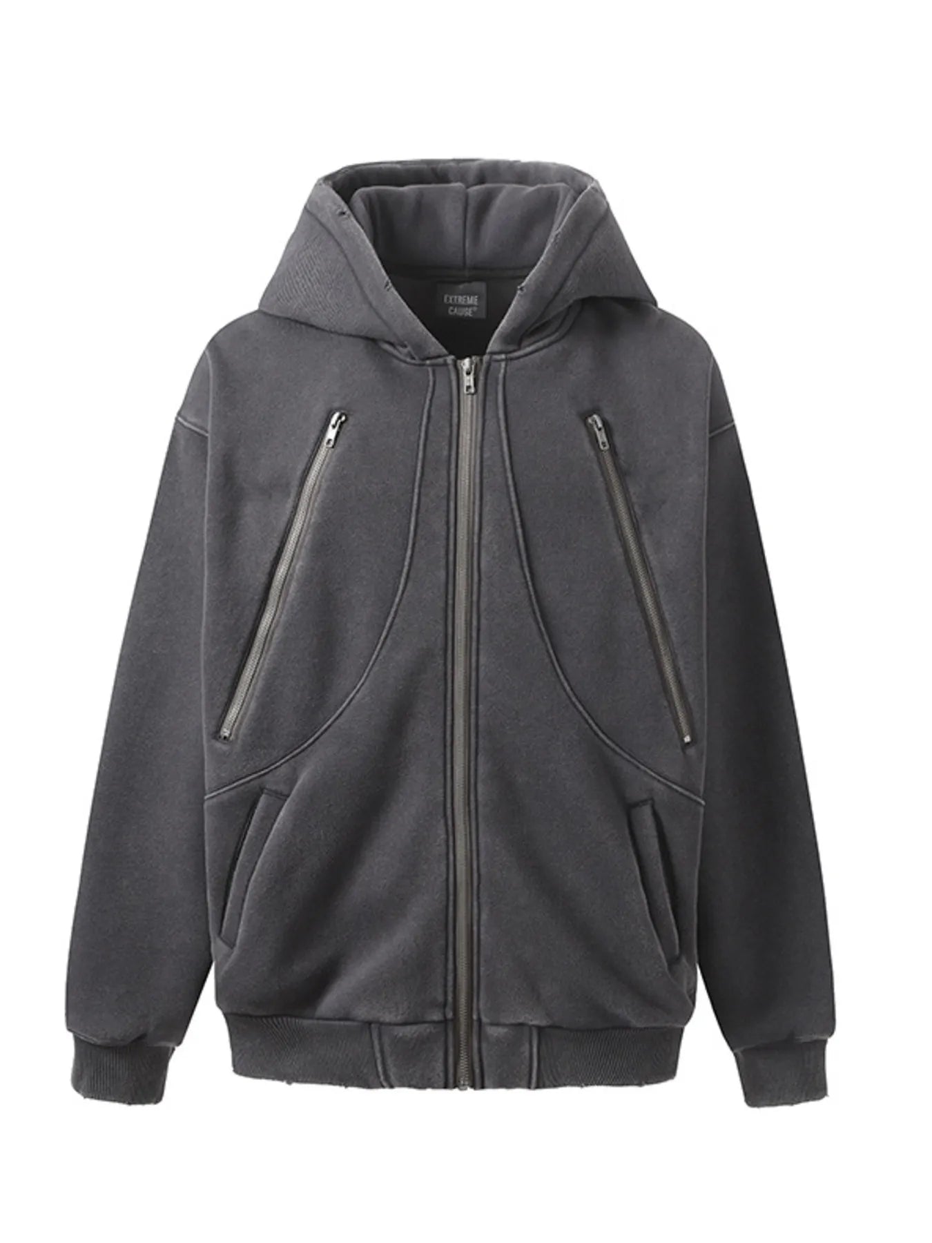 Men's Zip Up Long Sleeve Hoodie - Velora Luxury Fashion
