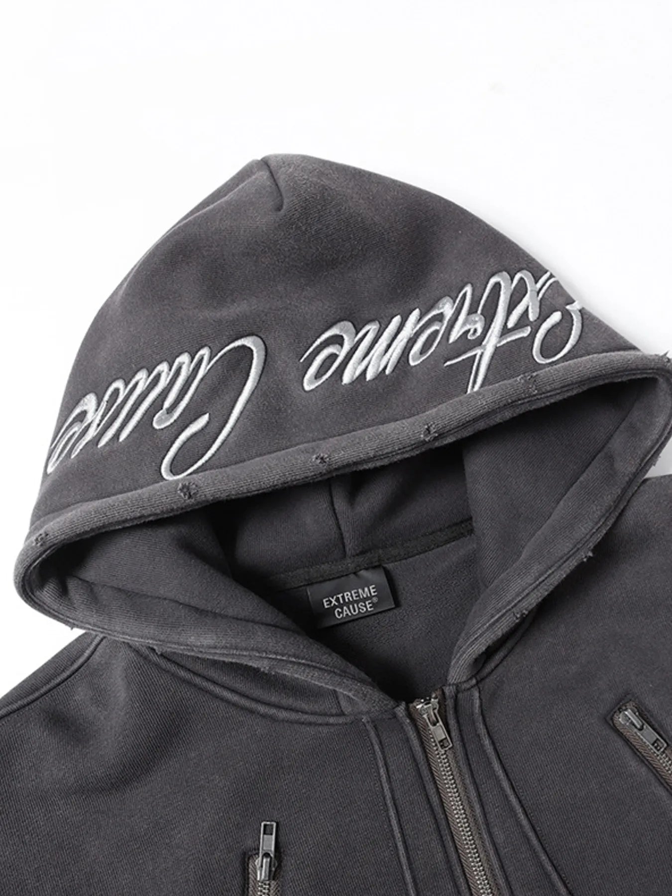 Men's Zip Up Long Sleeve Hoodie - Velora Luxury Fashion