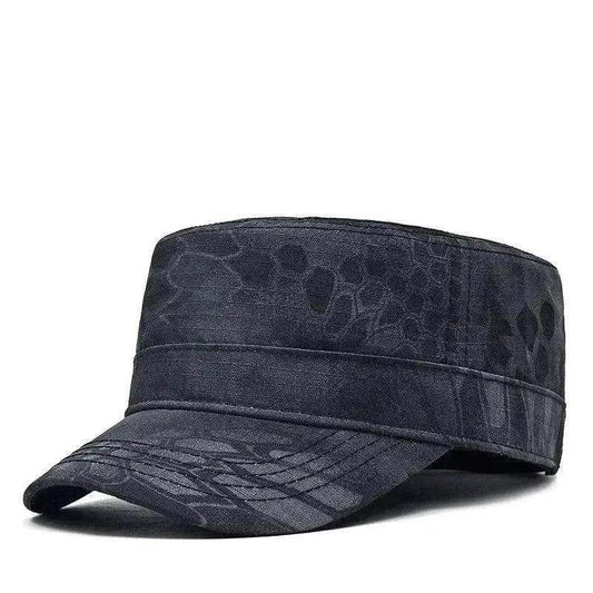 Men's Flat Thin Python Camouflage Cap