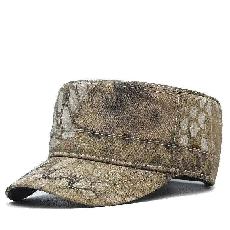 Men's Flat Thin Python Camouflage Cap