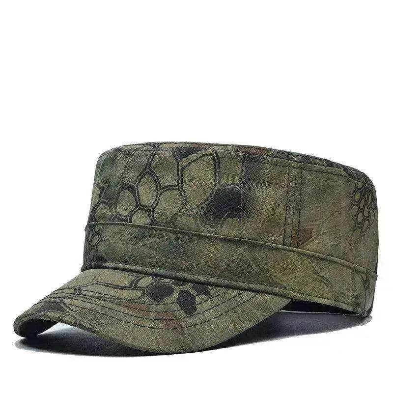 Men's Flat Thin Python Camouflage Cap