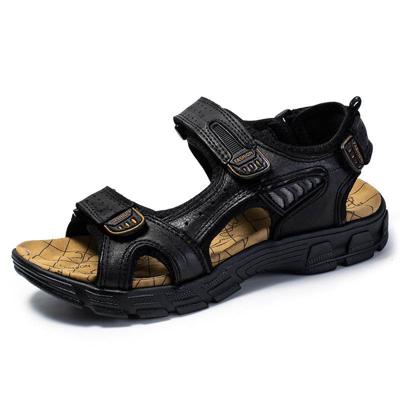 Men's Retro Casual Leather Sandals Outdoor Stylish Beach EX-STOCK Canada