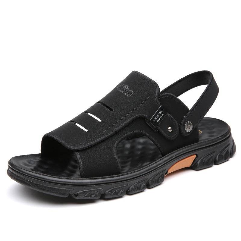 Men's Sandals Summer Slippers Dual-use Non-slip Wear-resistant Soft Bottom Beach Shoes EX-STOCK Canada