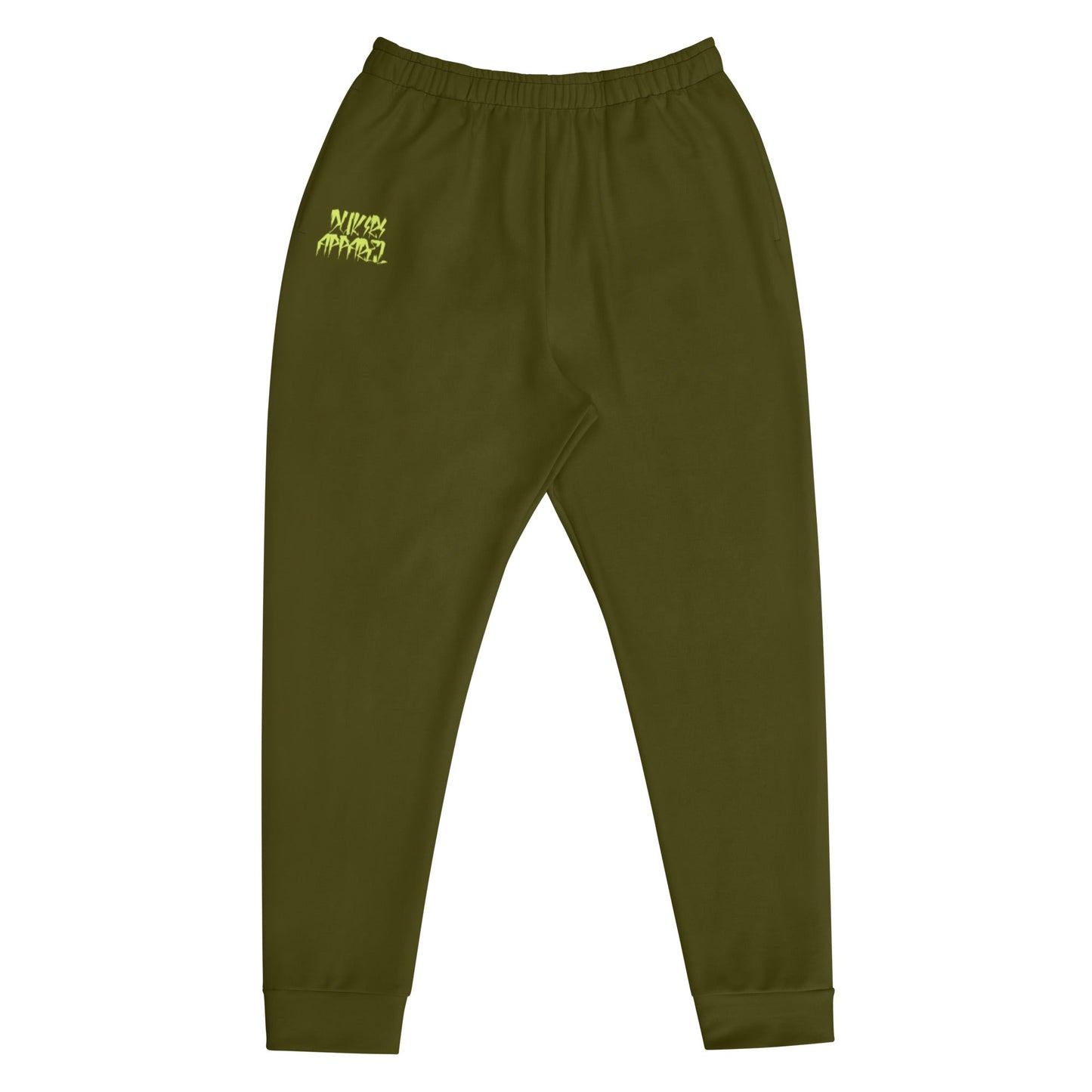 Men's  Premium Recycled Fleece Joggers-Urban Logo Karaka Green