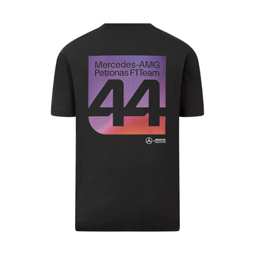 Mercedes AMG Petronas F1 Lewis Hamilton Tshirt 2024 Austin Special Edition - Black - Medium - 100% Cotton - Velora Luxury Fashion
