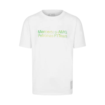Mercedes AMG Petronas F1 Lewis Hamilton Tshirt 2024 Brazil Special Edition - White - Medium - 100% Cotton - Velora Luxury Fashion