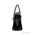 Michael Kors Carmen Black Leather Flap Satchel - Velora Luxury Fashion