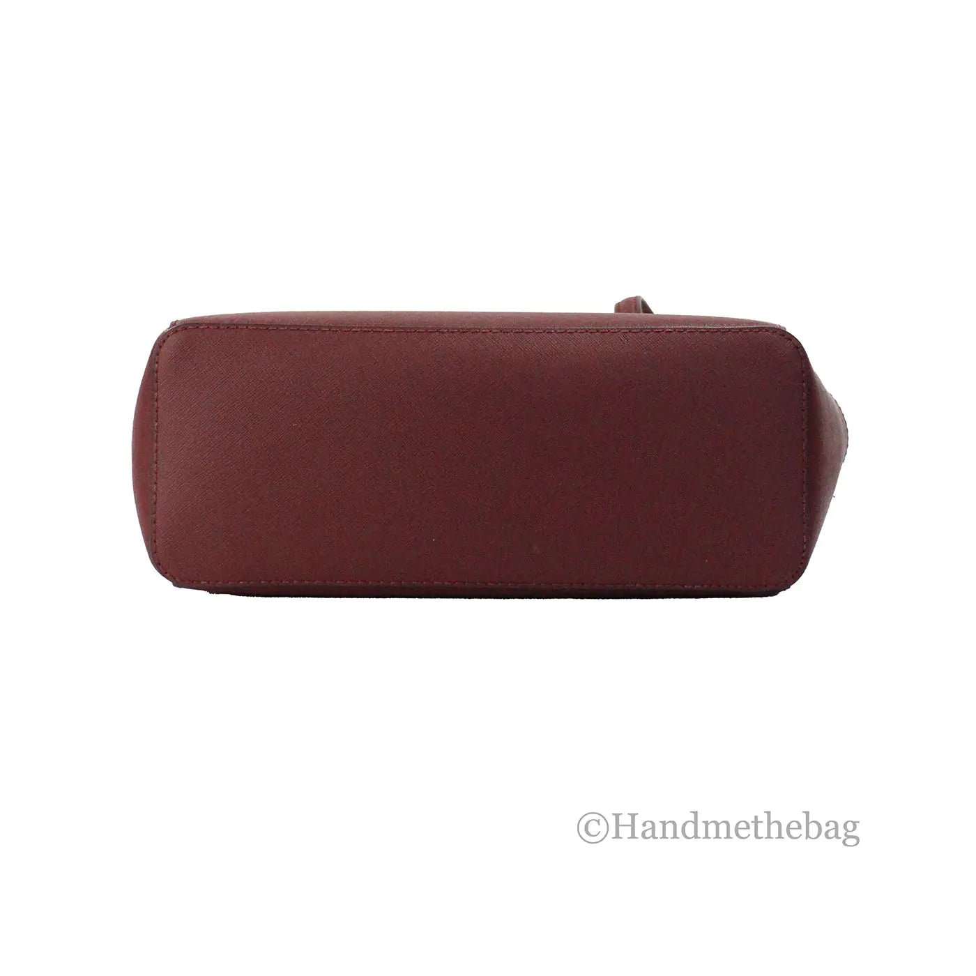 Michael Kors Charlotte Dark Cherry Large Top Zip Tote - Velora Luxury Fashion