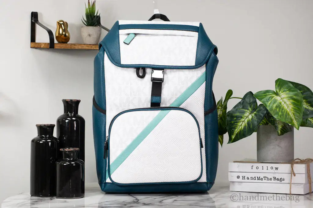 Michael Kors Cooper Large Navy Sports Backpack - Velora Luxury Fashion