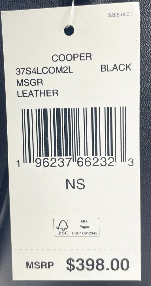 Michael Kors Cooper Leather Messenger Crossbody Bag - Velora Luxury Fashion