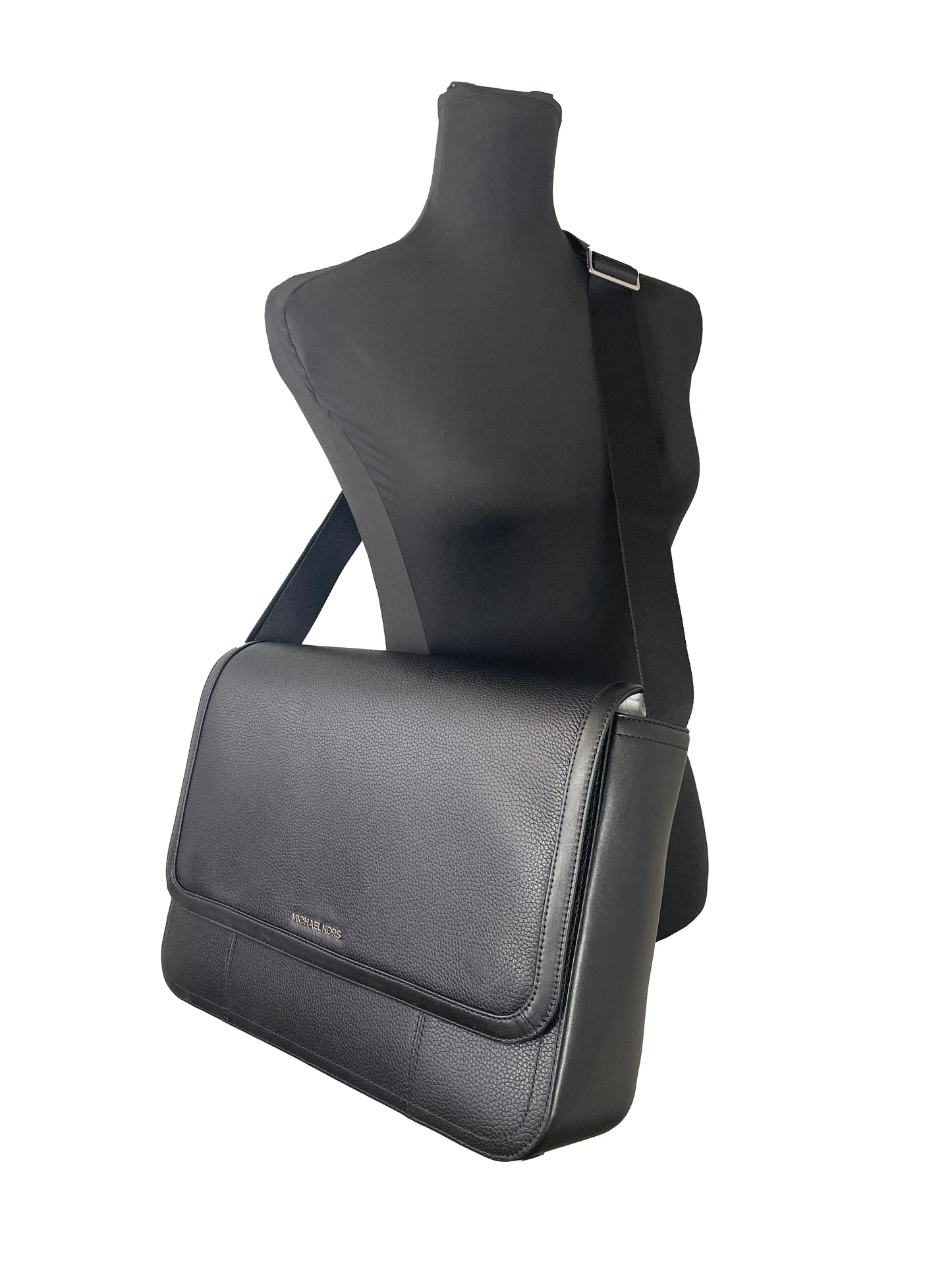 Michael Kors Cooper Leather Messenger Crossbody Bag - Velora Luxury Fashion