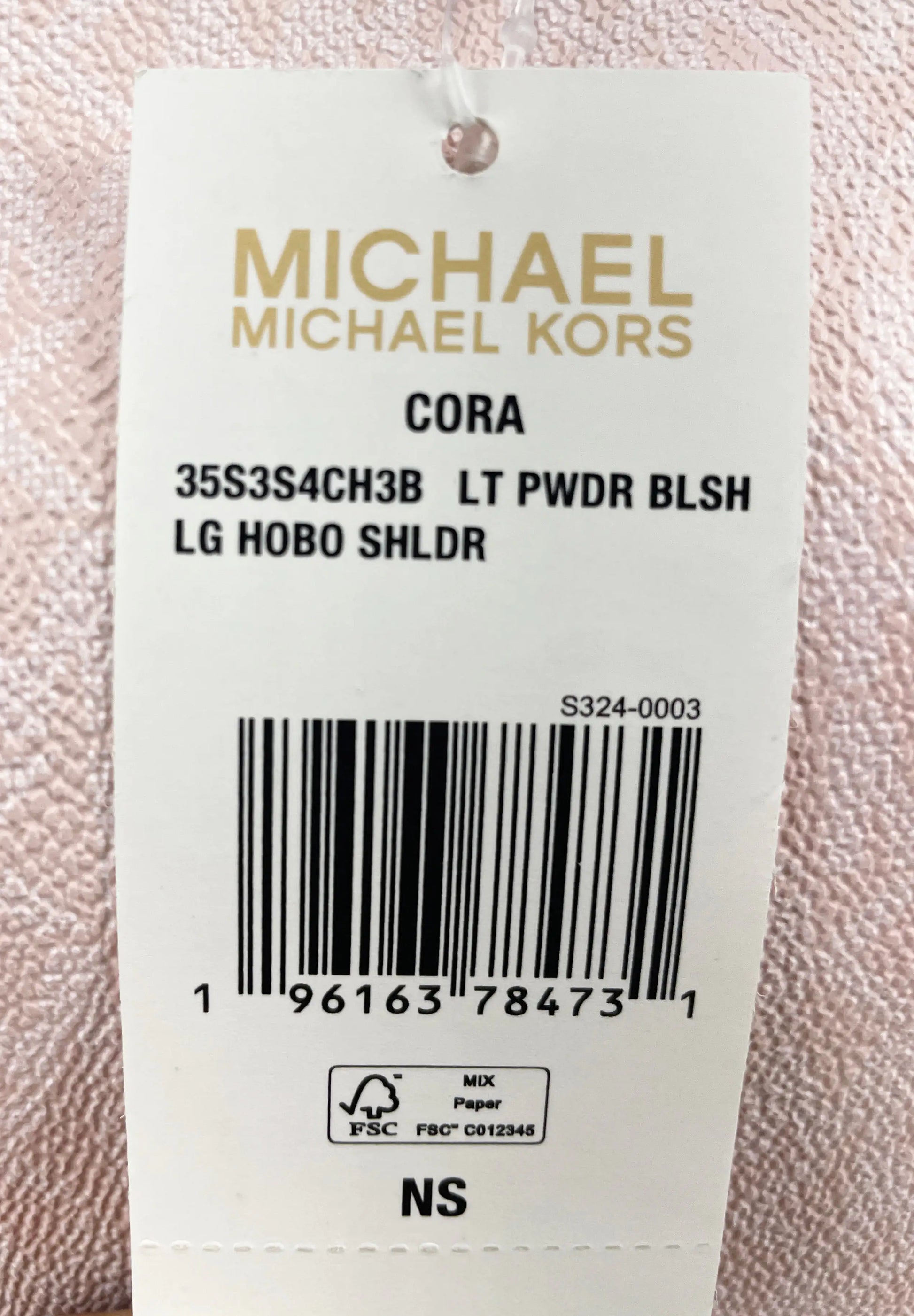 Michael Kors Cora Powder Blush Shoulder Bag - Velora Luxury Fashion