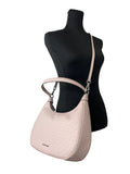 Michael Kors Cora Powder Blush Shoulder Bag - Velora Luxury Fashion