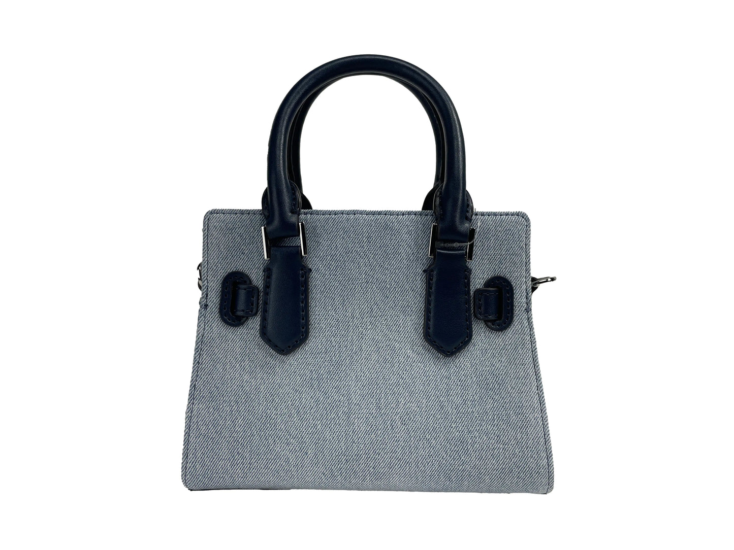 Michael Kors Denim Crystal Mini Satchel - Velora Luxury Fashion