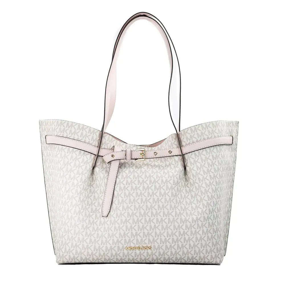 Michael Kors Emilia Large Powder Blush Tote Bag - Velora Luxury Fashion
