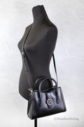 Michael Kors Gabby Small Black Satchel Crossbody Bag - Velora Luxury Fashion