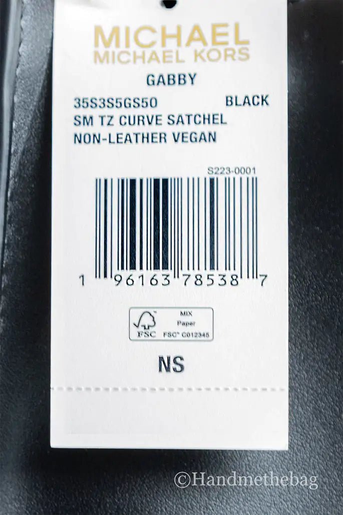 Michael Kors Gabby Small Black Satchel Crossbody Bag - Velora Luxury Fashion