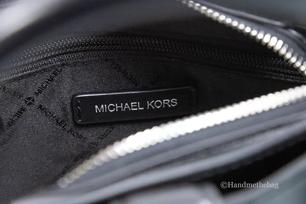 Michael Kors Gabby Small Black Satchel Crossbody Bag - Velora Luxury Fashion