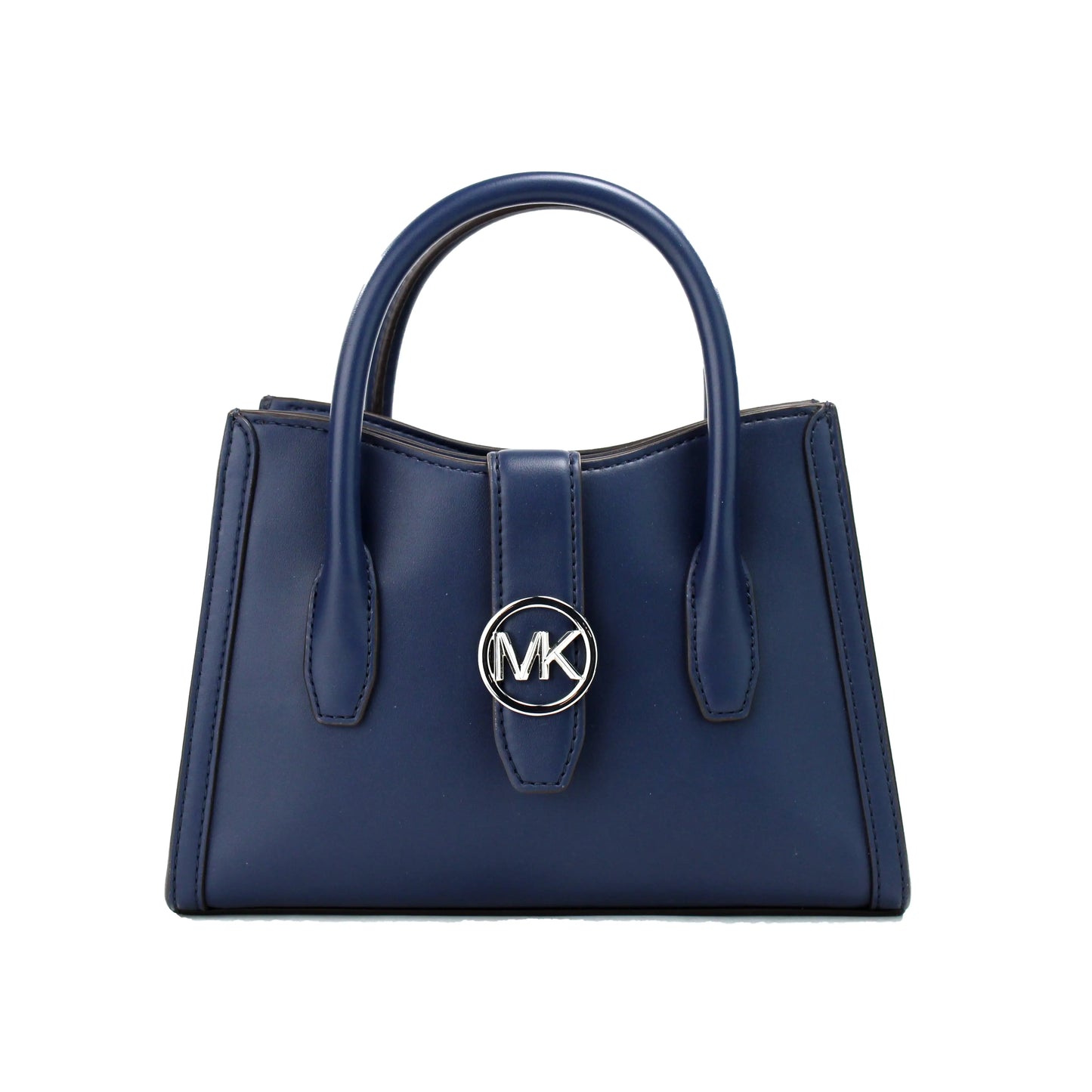 Michael Kors Gabby Small Navy Satchel Crossbody Bag - Velora Luxury Fashion