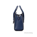 Michael Kors Gabby Small Navy Satchel Crossbody Bag - Velora Luxury Fashion