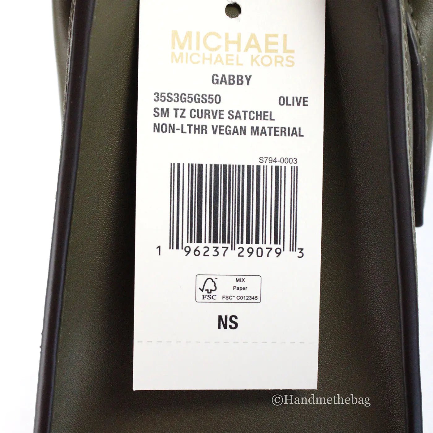 Michael Kors Gabby Small Olive Satchel Crossbody Bag - Velora Luxury Fashion