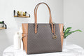 Michael Kors Gilly Large Brown Travel Drawstring Tote - Velora Luxury Fashion