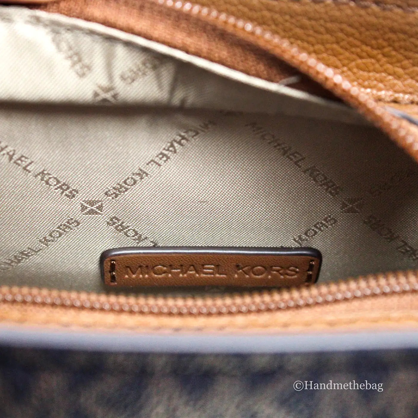 Michael Kors Hamilton Mini Brown PVC Crossbody - Velora Luxury Fashion