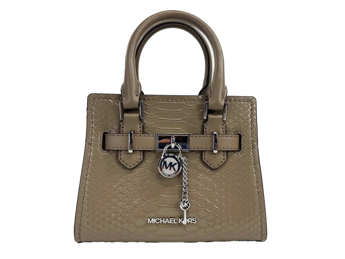 Michael Kors Hamilton Mini Dusk Snake Satchel - Velora Luxury Fashion
