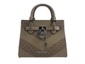 Michael Kors Hamilton Small Leather Satchel Crossbody Bag - Velora Luxury Fashion