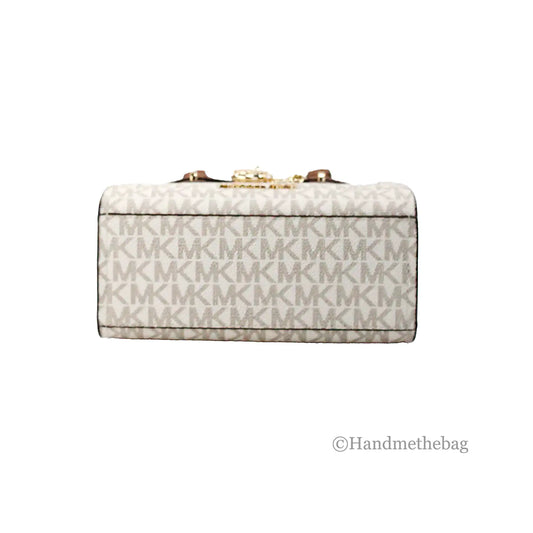 Michael Kors Hamilton Vanilla Mini Satchel - Velora Luxury Fashion