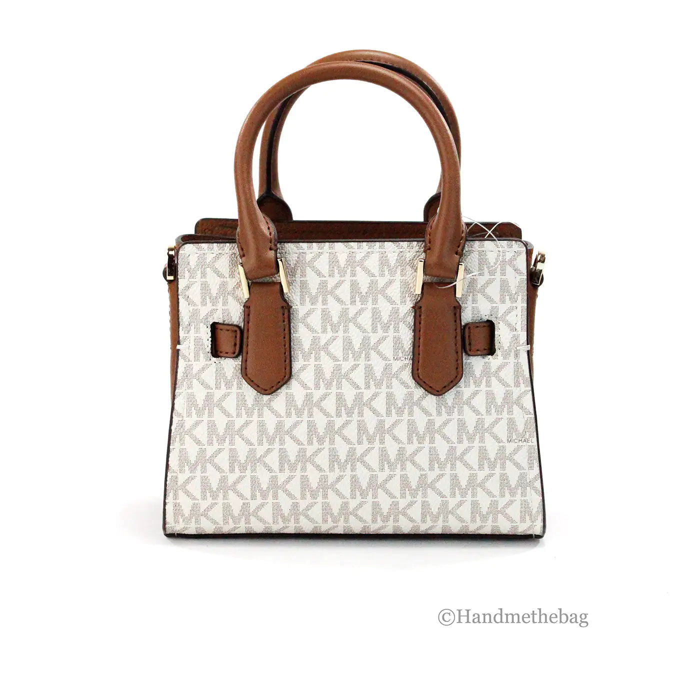Michael Kors Hamilton Vanilla Mini Satchel - Velora Luxury Fashion