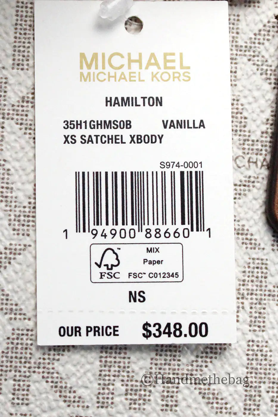 Michael Kors Hamilton Vanilla Mini Satchel - Velora Luxury Fashion