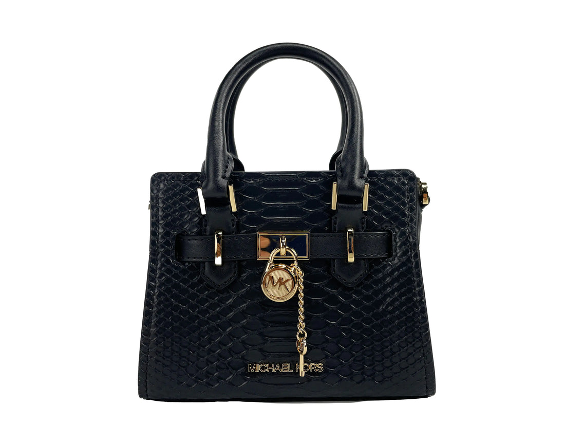 Michael Kors Hamilton XS Snake Leather Crossbody - Velora Luxury Fashion