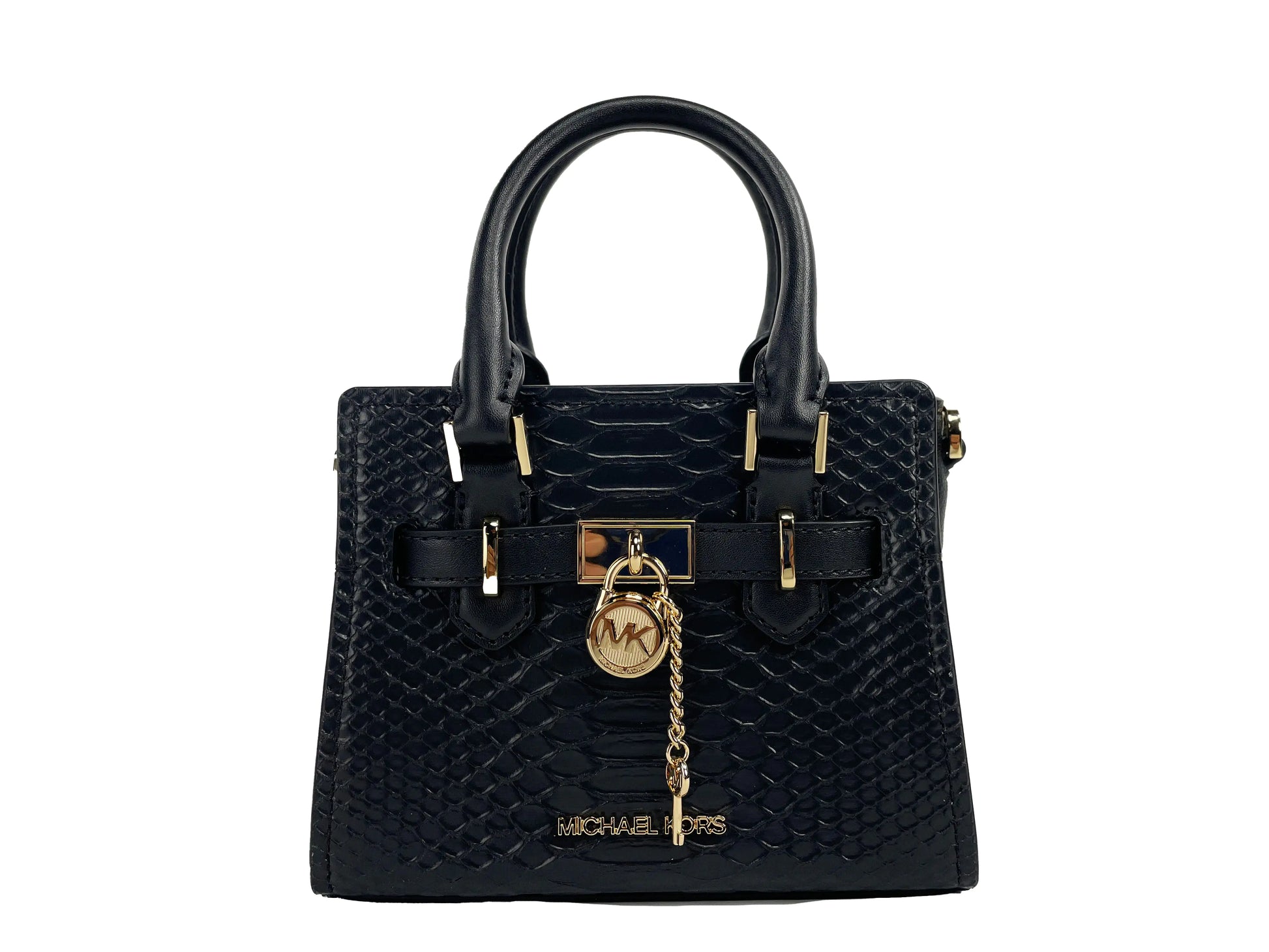 Michael Kors Hamilton XS Snake Leather Crossbody - Velora Luxury Fashion