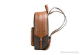 Michael Kors Jaycee Large Brown Zip Pocket Backpack - Velora Luxury Fashion