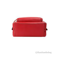 Michael Kors Jaycee Medium Red Zip Pocket Backpack - Velora Luxury Fashion
