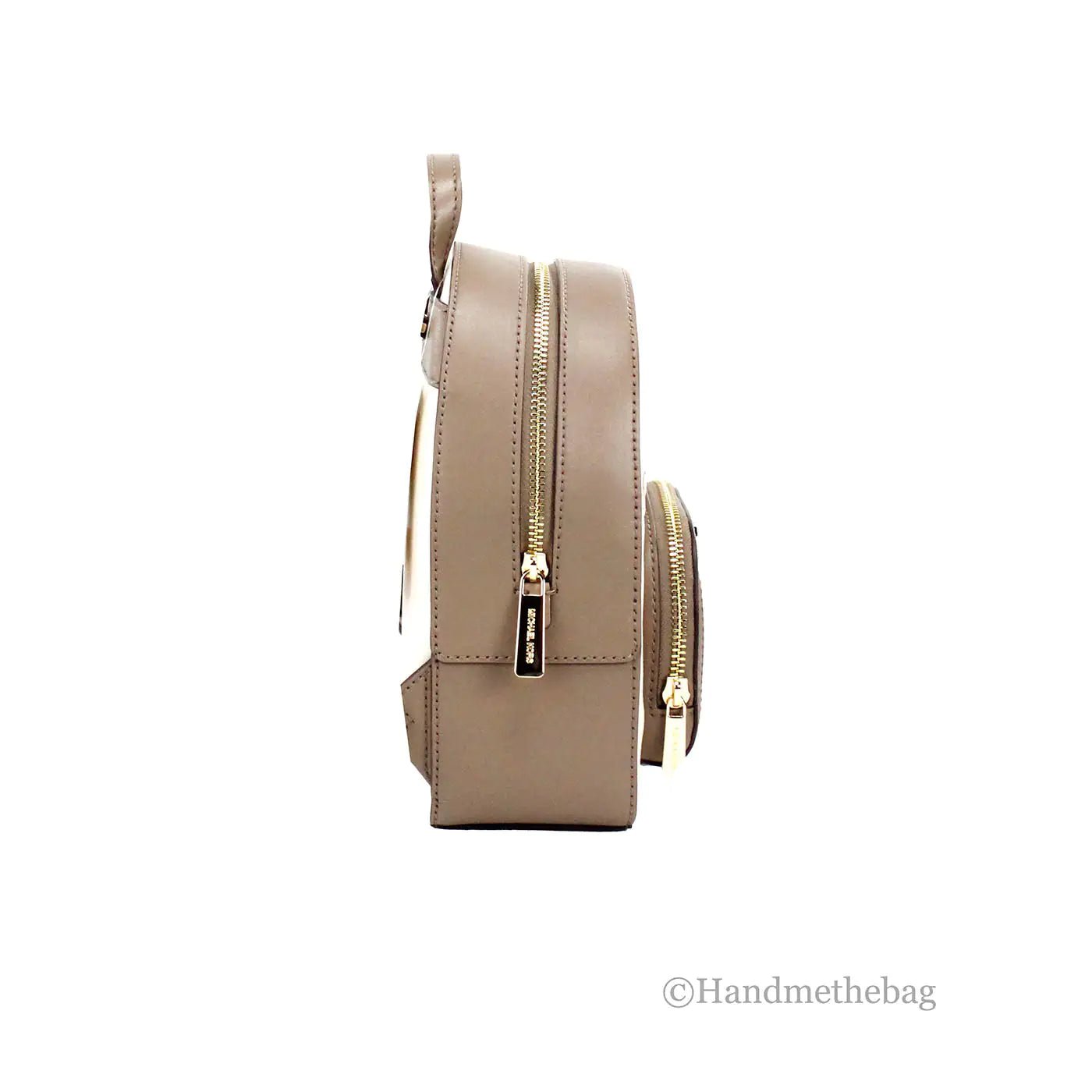Michael Kors Jaycee Mini Light Cream Pocket Backpack - Velora Luxury Fashion
