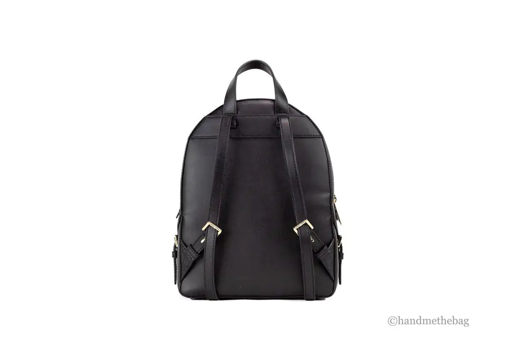 Michael Kors Jaycee Pebbled Leather Backpack Black - Velora Luxury Fashion
