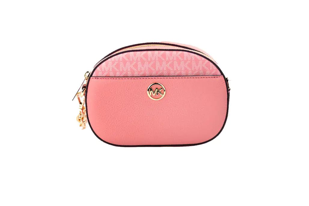 Michael Kors Jet Set Glam Oval Crossbody Bag - Velora Luxury Fashion