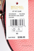 Michael Kors Jet Set Glam Oval Crossbody Bag - Velora Luxury Fashion