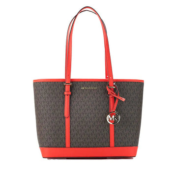 Michael Kors Jet Set Sangria Shoulder Tote Purse - Velora Luxury Fashion