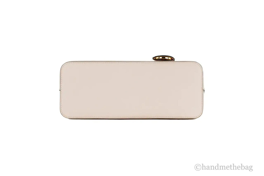 Michael Kors Jet Set Travel Medium Powder Blush Leather Dome X Cross Satchel Bag - Velora Luxury Fashion