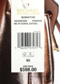 Michael Kors Manhattan Medium Metallic Primrose Convertible Satchel - Velora Luxury Fashion