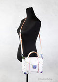 Michael Kors Manhattan Medium Optic White Satchel Bag - Velora Luxury Fashion