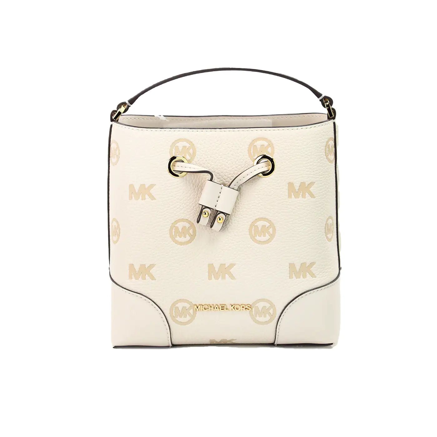 Michael Kors Mercer Embossed Bucket Crossbody Bag - Velora Luxury Fashion