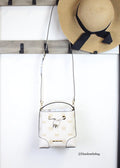 Michael Kors Mercer Embossed Bucket Crossbody Bag - Velora Luxury Fashion
