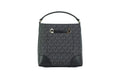 Michael Kors Mercer Small Black Signature Bucket Crossbody Bag - Velora Luxury Fashion
