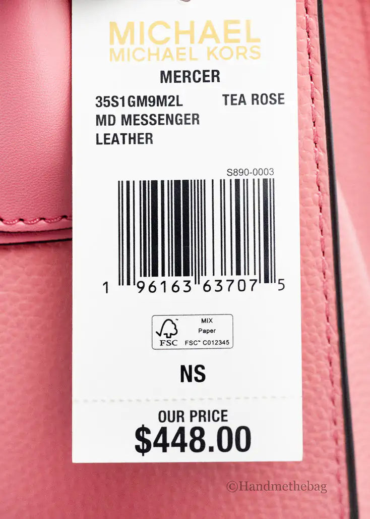 Michael Kors Mercer Tea Rose Crossbody - Velora Luxury Fashion